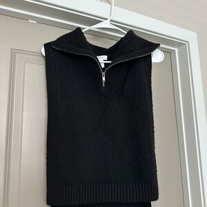 H&M Black Knit Sweater Vest